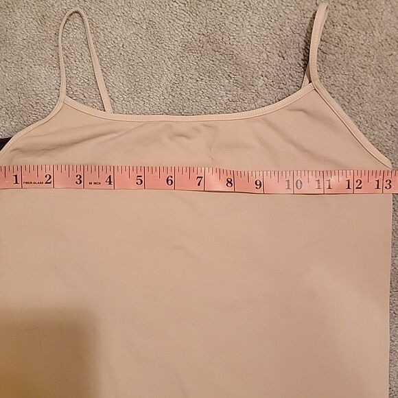 Two Lycra Tank Tops Beige/brown Sz Med - Picture 2 of 8